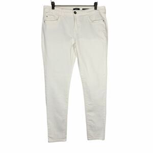 White Kensie Ankle Biter Jeans Size 12